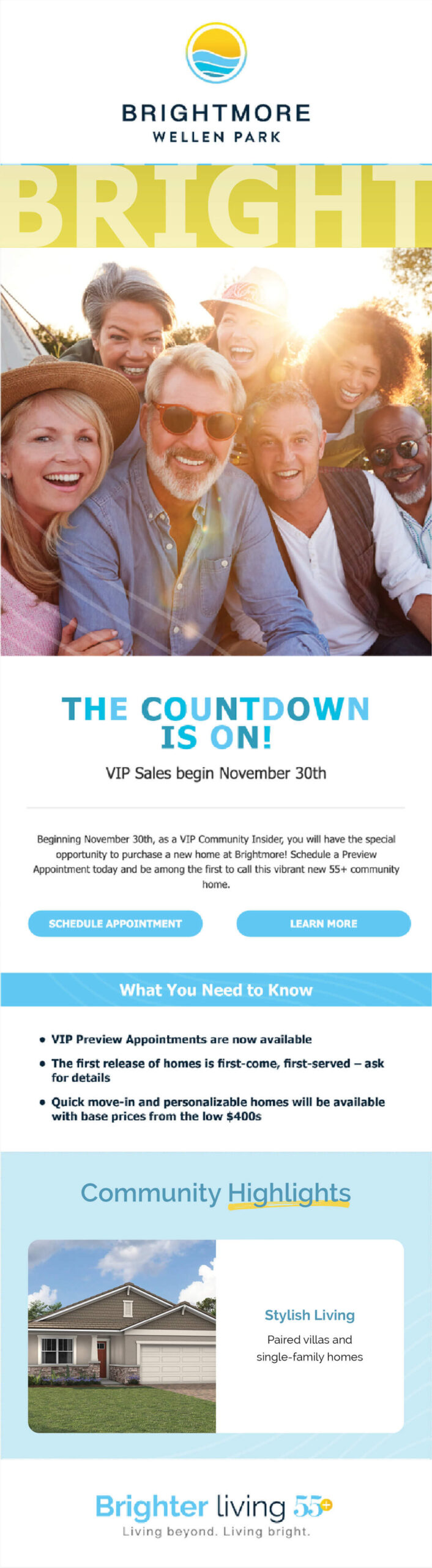 Brightmore Drip Campaign, Preview Appointment