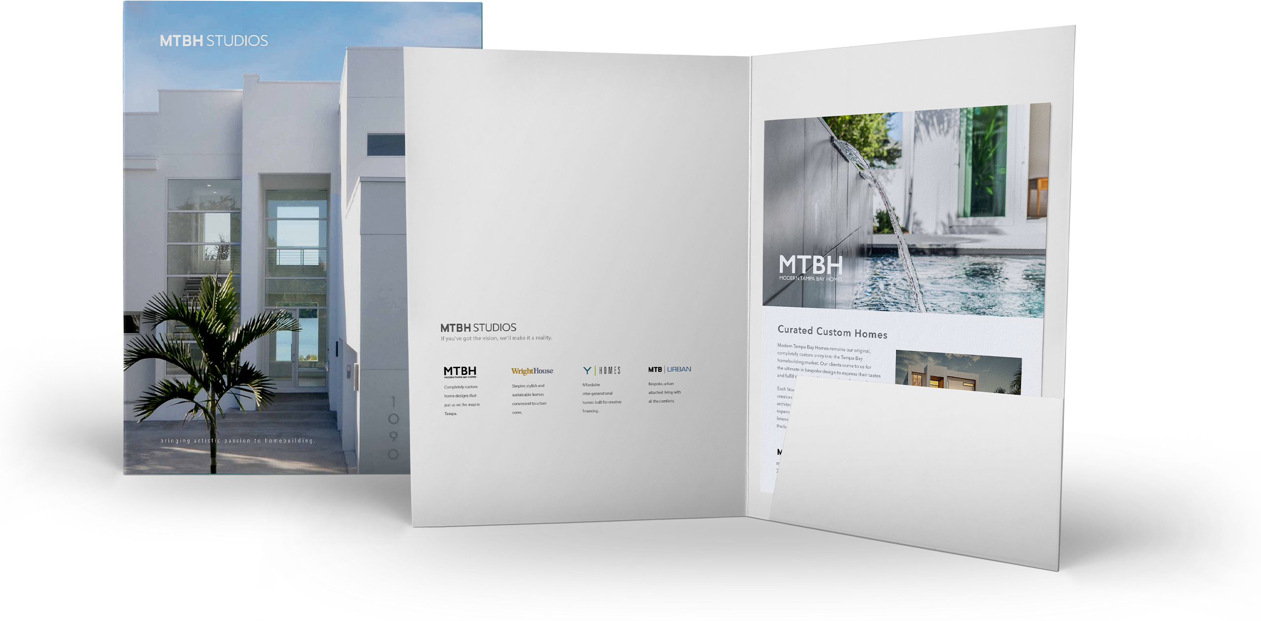 MTBH Studios pocket folder, Curated Custom Homes